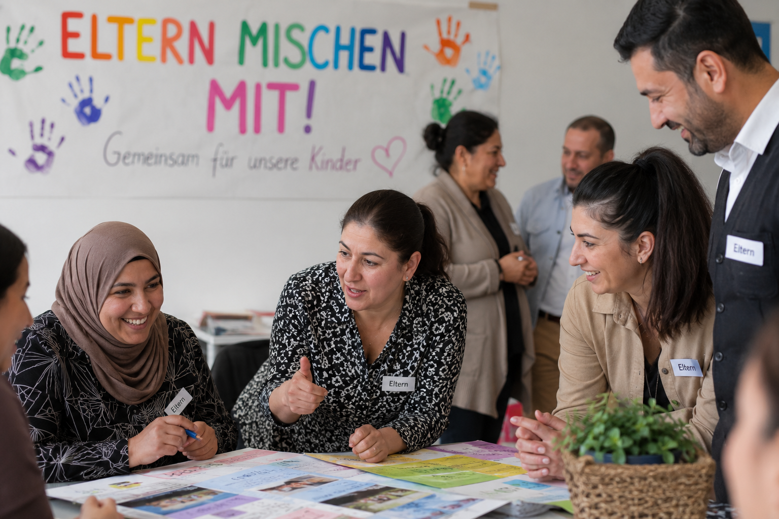 Öffnet die Seite 'Eltern mischen mit -„Mitwirken heißt verändern!“ - Für kurdisch-, türkisch-, albanisch- und englischsprachige Eltern'